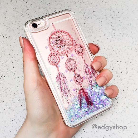 THE EDGY SHOP Accessories - Dreamcatcher Liquid Glitter iPhone Case